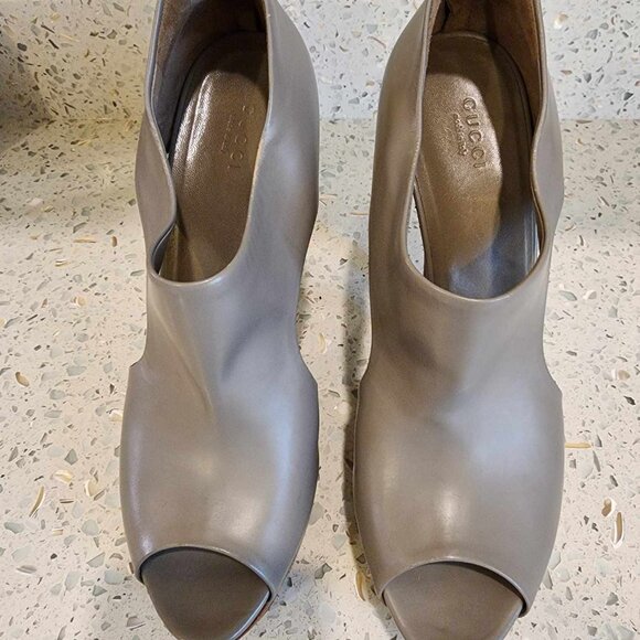 Gucci Escarpins Wedge High Heels 39.5 - Picture 5 of 12